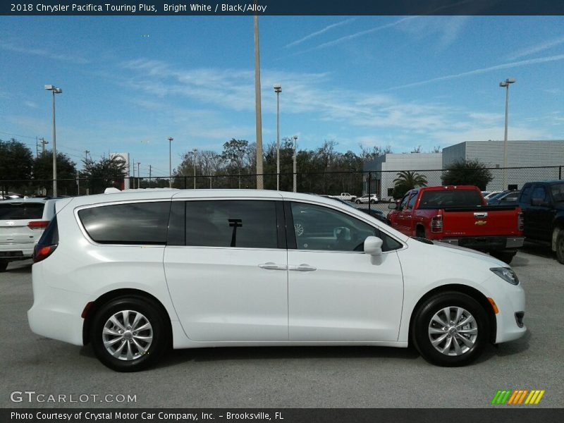 Bright White / Black/Alloy 2018 Chrysler Pacifica Touring Plus
