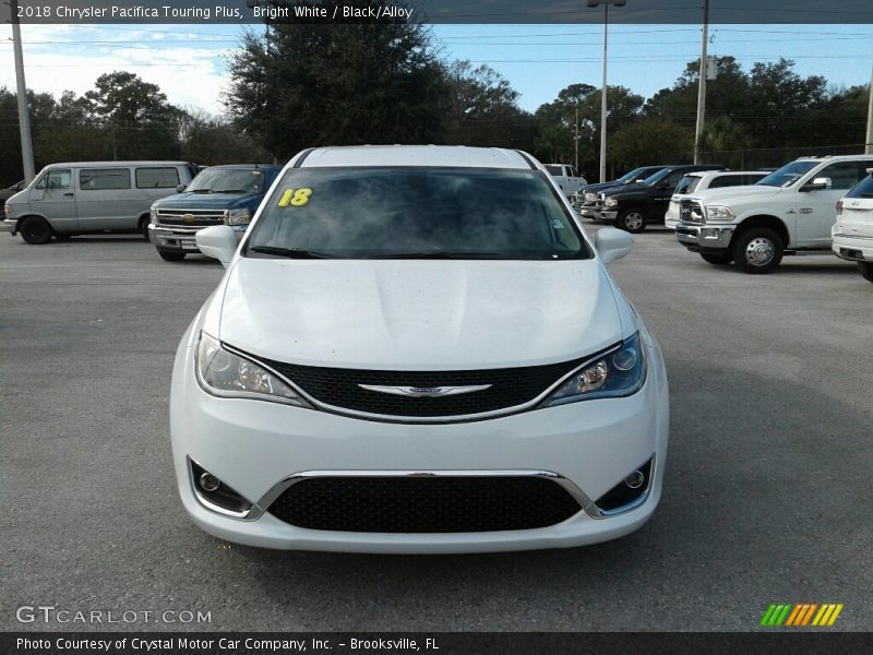 Bright White / Black/Alloy 2018 Chrysler Pacifica Touring Plus