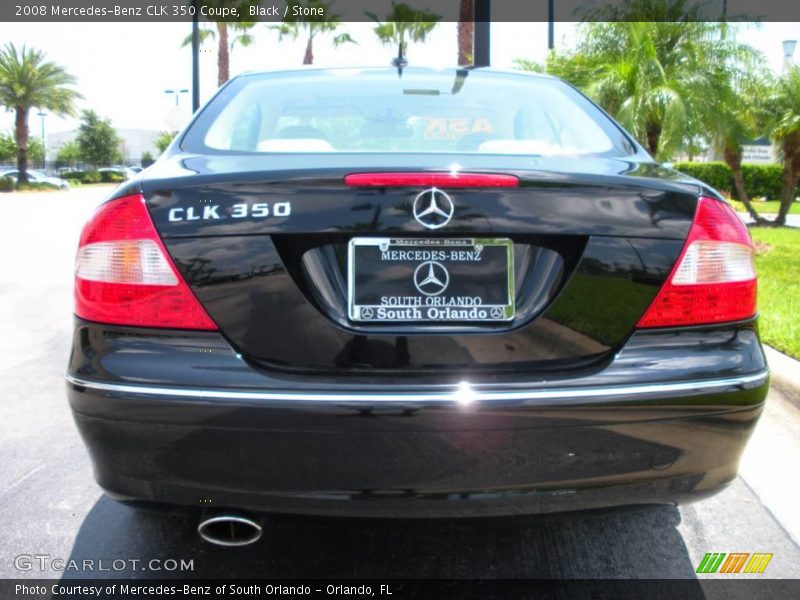 Black / Stone 2008 Mercedes-Benz CLK 350 Coupe