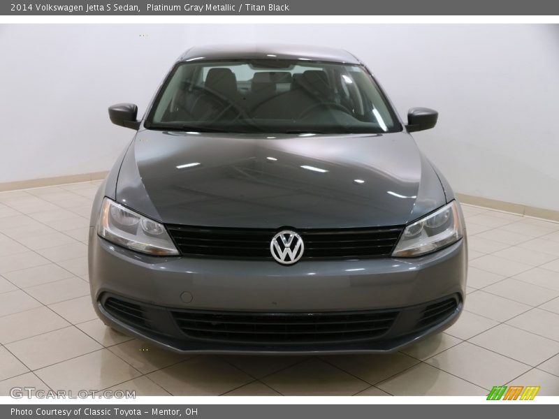 Platinum Gray Metallic / Titan Black 2014 Volkswagen Jetta S Sedan