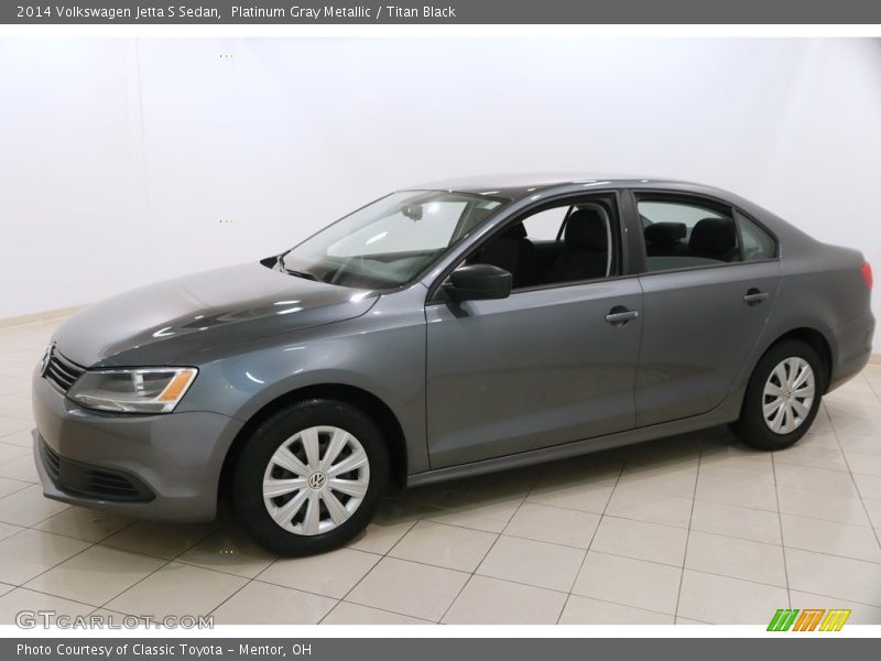Platinum Gray Metallic / Titan Black 2014 Volkswagen Jetta S Sedan