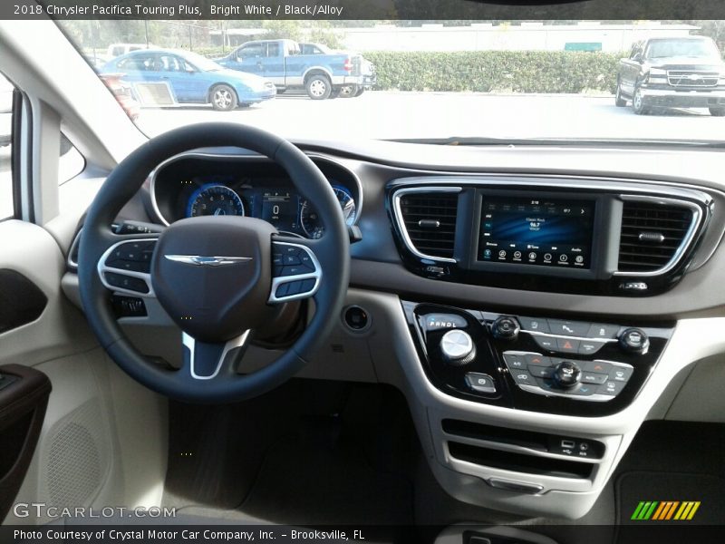 Bright White / Black/Alloy 2018 Chrysler Pacifica Touring Plus