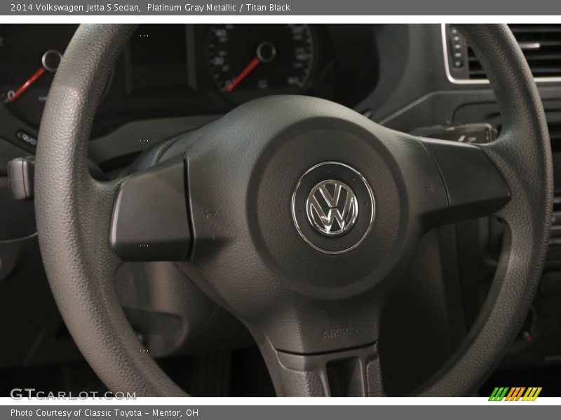 Platinum Gray Metallic / Titan Black 2014 Volkswagen Jetta S Sedan