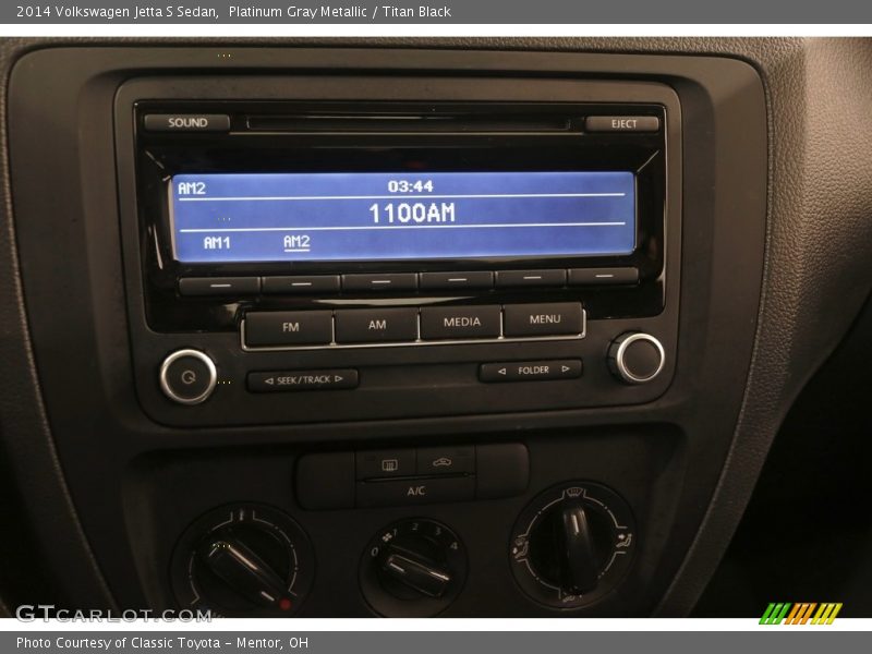 Platinum Gray Metallic / Titan Black 2014 Volkswagen Jetta S Sedan