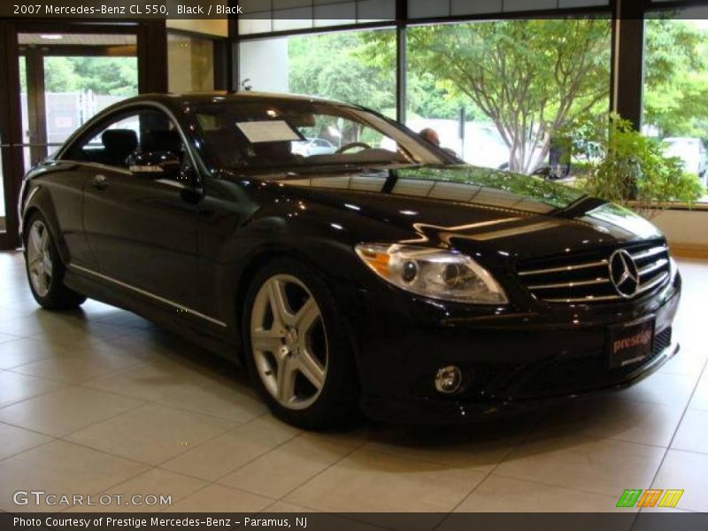 Black / Black 2007 Mercedes-Benz CL 550