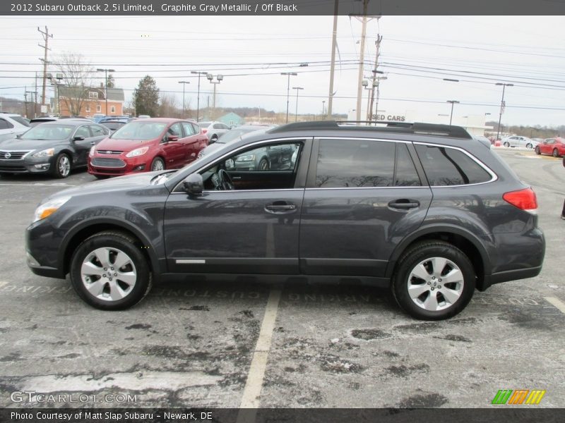 Graphite Gray Metallic / Off Black 2012 Subaru Outback 2.5i Limited