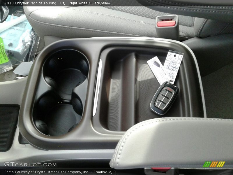 Bright White / Black/Alloy 2018 Chrysler Pacifica Touring Plus