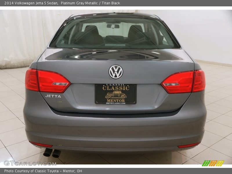 Platinum Gray Metallic / Titan Black 2014 Volkswagen Jetta S Sedan