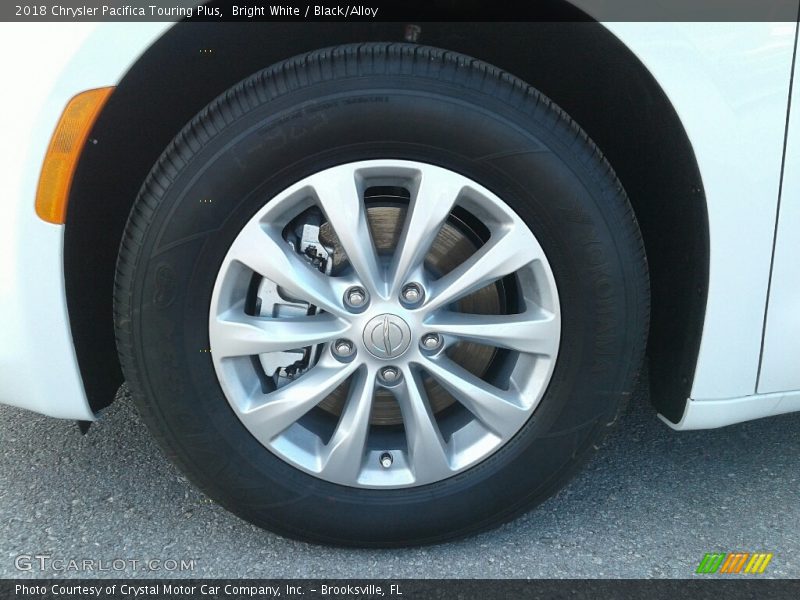 Bright White / Black/Alloy 2018 Chrysler Pacifica Touring Plus