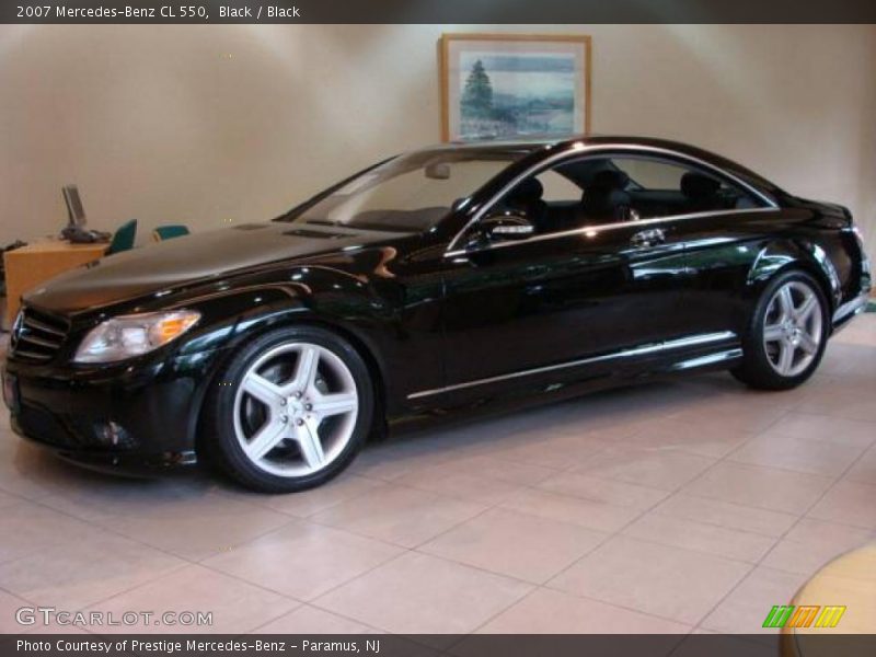 Black / Black 2007 Mercedes-Benz CL 550