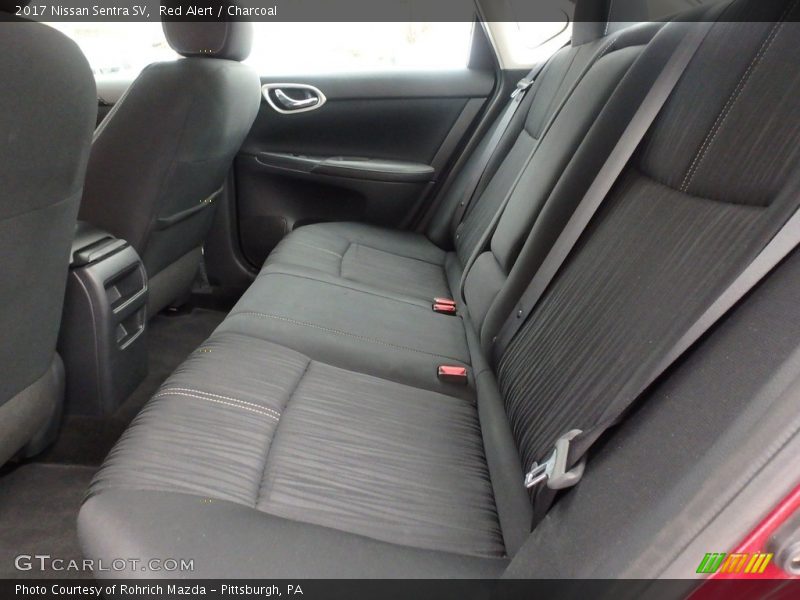 Red Alert / Charcoal 2017 Nissan Sentra SV