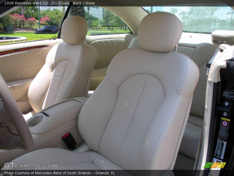 Black / Stone 2008 Mercedes-Benz CLK 350 Coupe