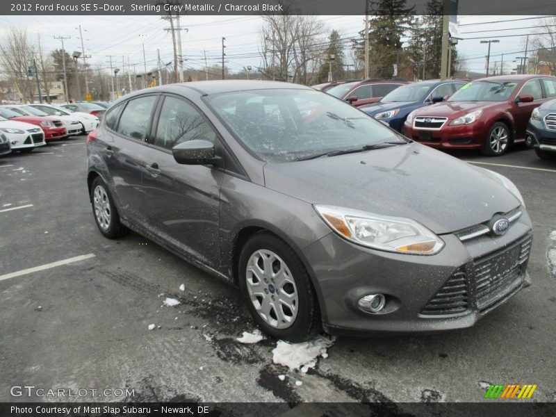 Sterling Grey Metallic / Charcoal Black 2012 Ford Focus SE 5-Door