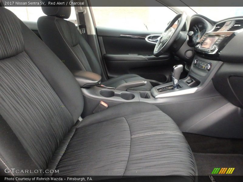 Red Alert / Charcoal 2017 Nissan Sentra SV
