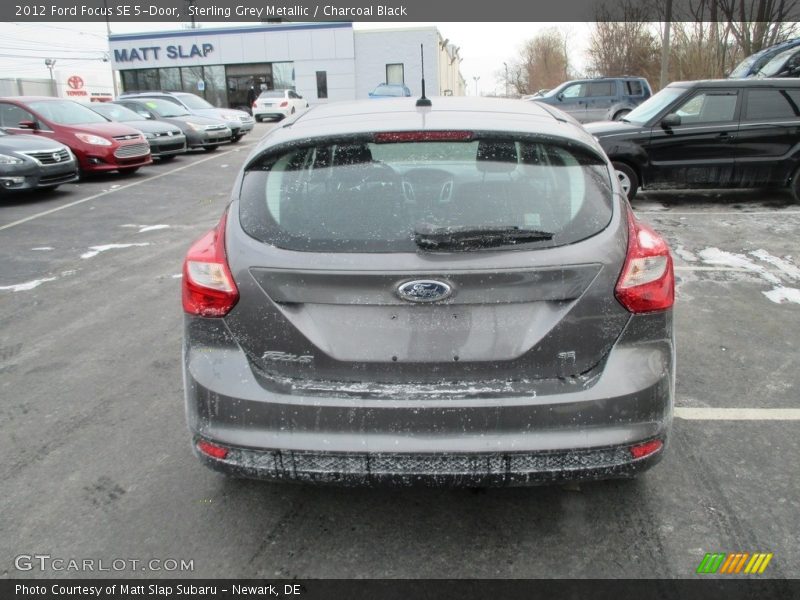 Sterling Grey Metallic / Charcoal Black 2012 Ford Focus SE 5-Door