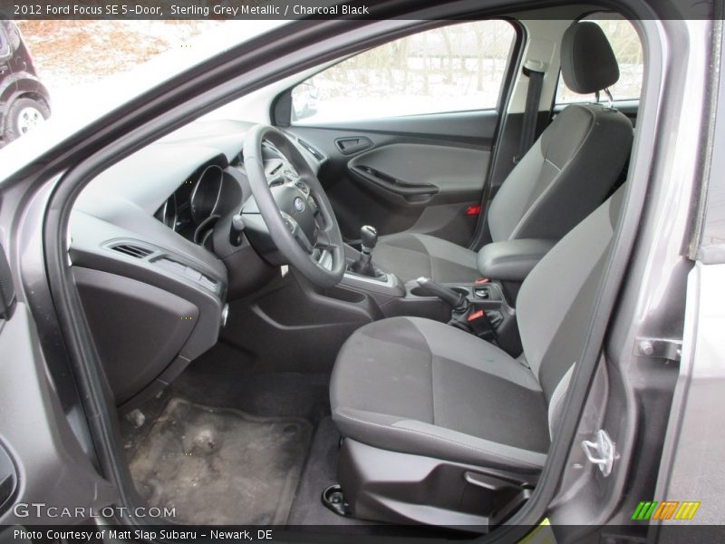 Sterling Grey Metallic / Charcoal Black 2012 Ford Focus SE 5-Door