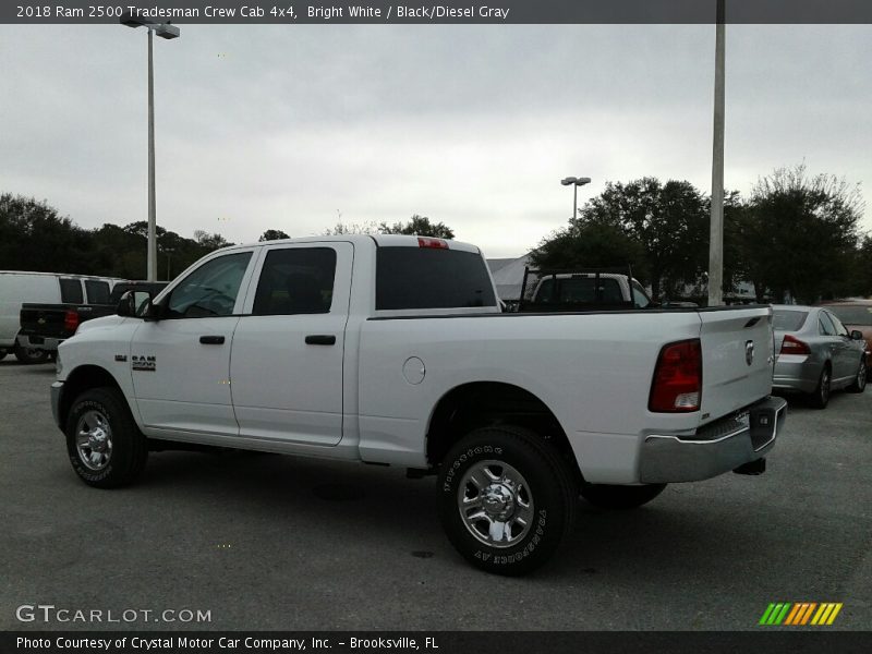 Bright White / Black/Diesel Gray 2018 Ram 2500 Tradesman Crew Cab 4x4