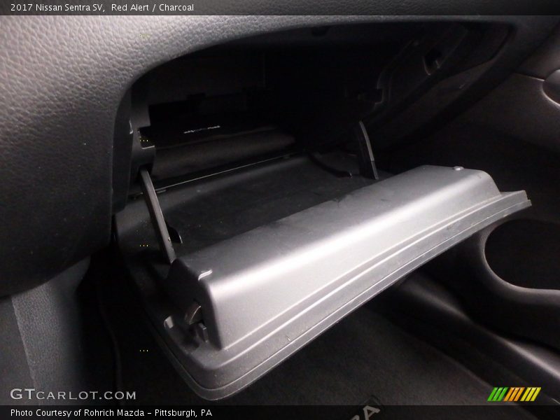 Red Alert / Charcoal 2017 Nissan Sentra SV