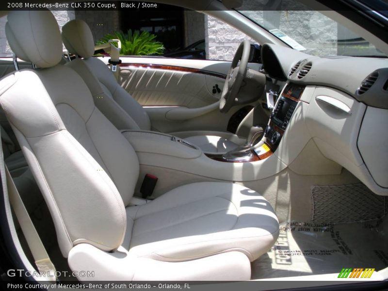 Black / Stone 2008 Mercedes-Benz CLK 350 Coupe