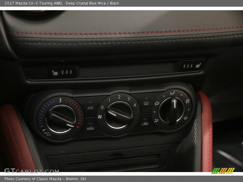 Deep Crystal Blue Mica / Black 2017 Mazda CX-3 Touring AWD