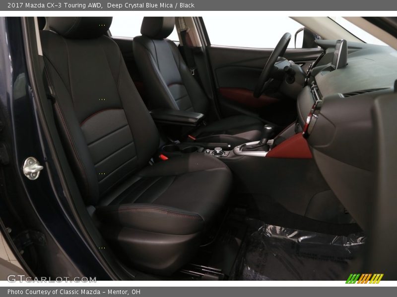 Deep Crystal Blue Mica / Black 2017 Mazda CX-3 Touring AWD