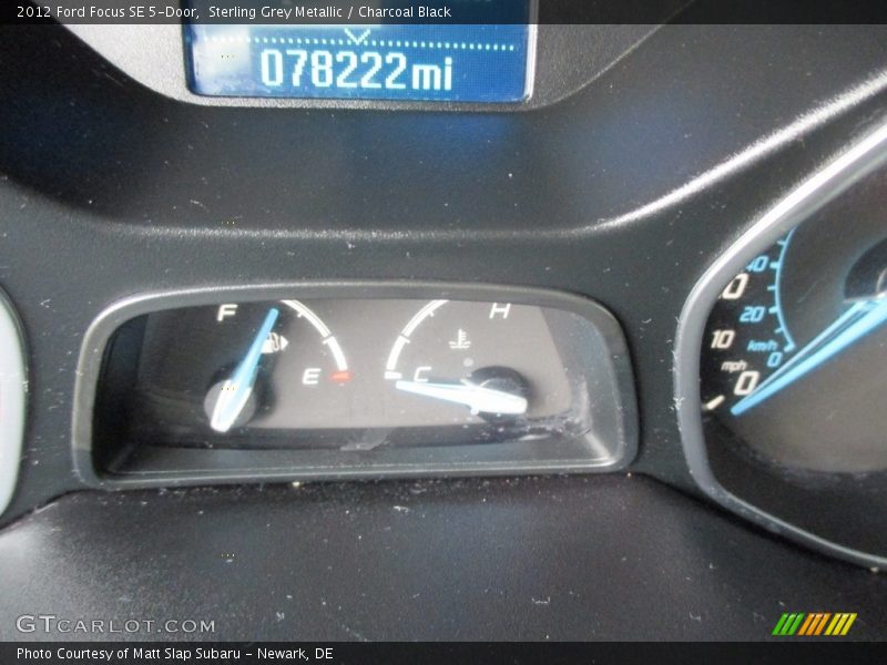 Sterling Grey Metallic / Charcoal Black 2012 Ford Focus SE 5-Door
