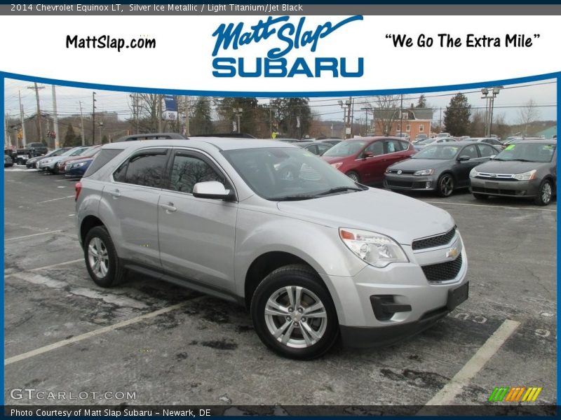 Silver Ice Metallic / Light Titanium/Jet Black 2014 Chevrolet Equinox LT