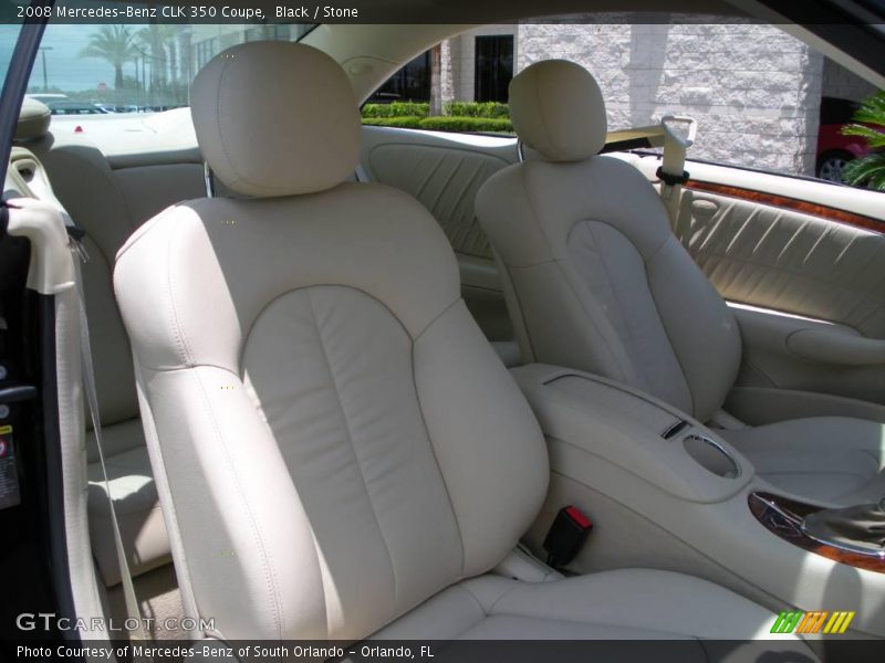 Black / Stone 2008 Mercedes-Benz CLK 350 Coupe