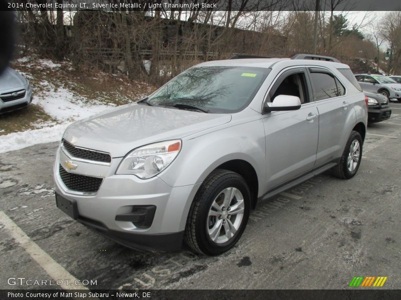 Silver Ice Metallic / Light Titanium/Jet Black 2014 Chevrolet Equinox LT