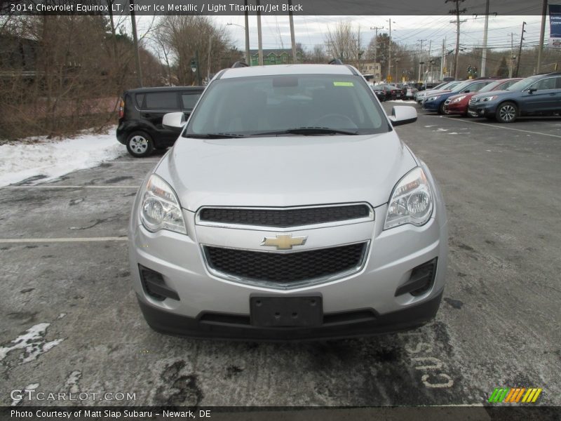 Silver Ice Metallic / Light Titanium/Jet Black 2014 Chevrolet Equinox LT
