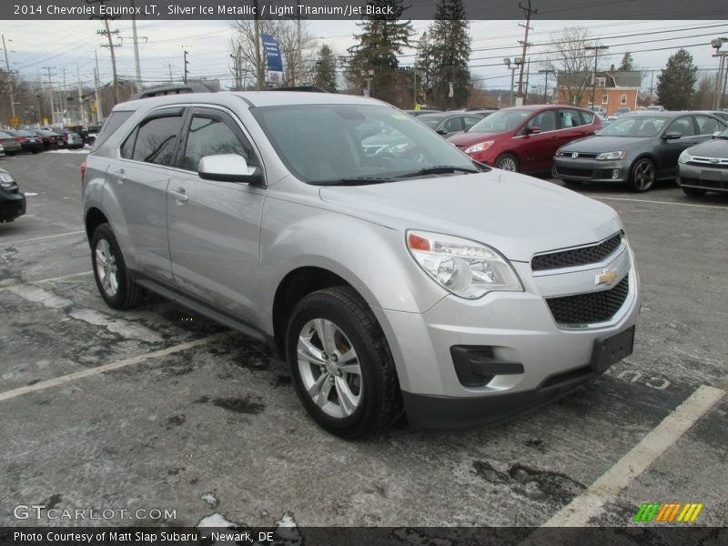 Silver Ice Metallic / Light Titanium/Jet Black 2014 Chevrolet Equinox LT