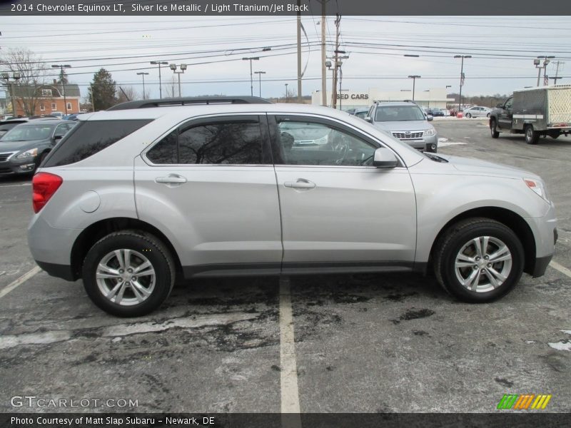 Silver Ice Metallic / Light Titanium/Jet Black 2014 Chevrolet Equinox LT