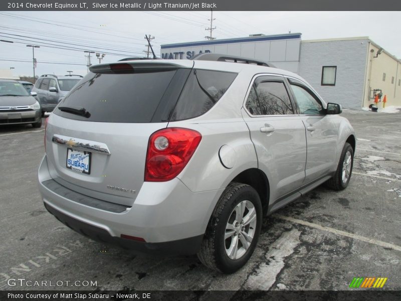 Silver Ice Metallic / Light Titanium/Jet Black 2014 Chevrolet Equinox LT