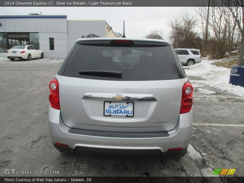 Silver Ice Metallic / Light Titanium/Jet Black 2014 Chevrolet Equinox LT