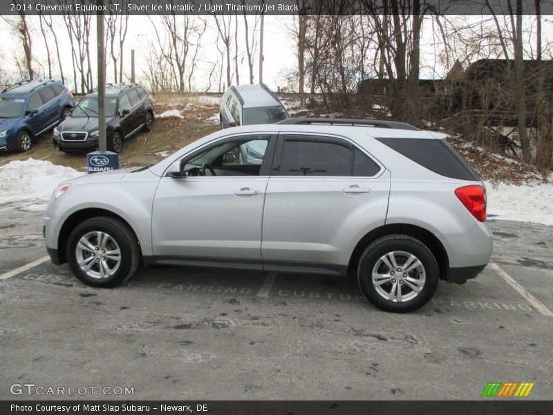 Silver Ice Metallic / Light Titanium/Jet Black 2014 Chevrolet Equinox LT