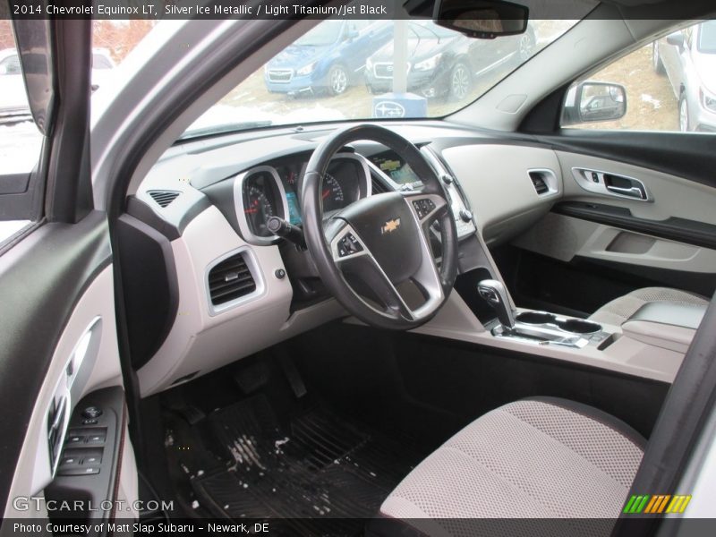Silver Ice Metallic / Light Titanium/Jet Black 2014 Chevrolet Equinox LT