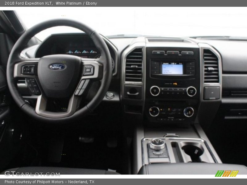 White Platinum / Ebony 2018 Ford Expedition XLT