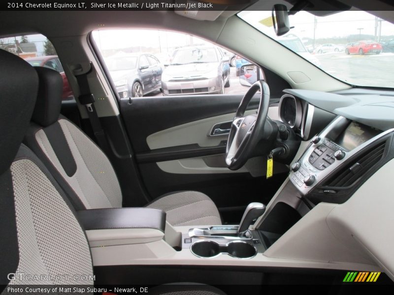 Silver Ice Metallic / Light Titanium/Jet Black 2014 Chevrolet Equinox LT