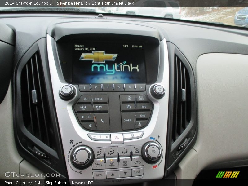 Silver Ice Metallic / Light Titanium/Jet Black 2014 Chevrolet Equinox LT