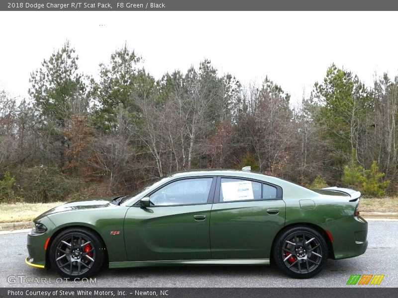 F8 Green / Black 2018 Dodge Charger R/T Scat Pack