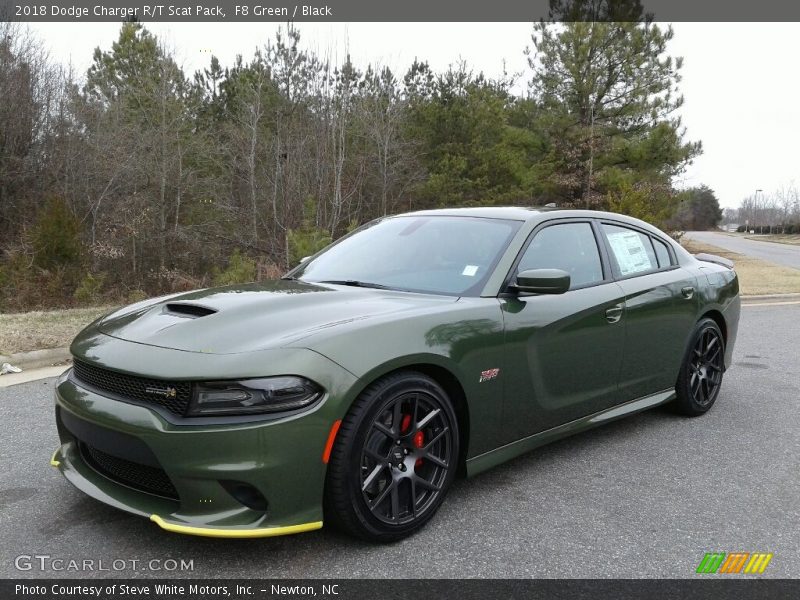F8 Green / Black 2018 Dodge Charger R/T Scat Pack