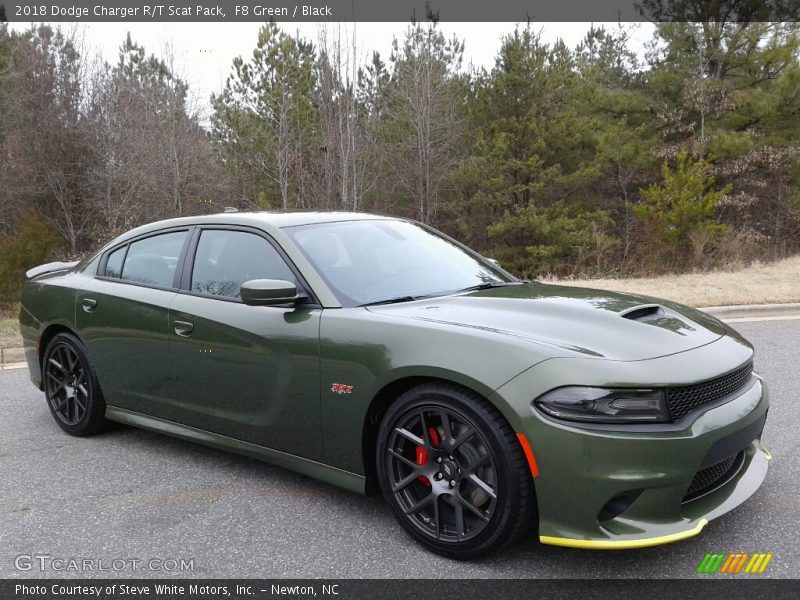 F8 Green / Black 2018 Dodge Charger R/T Scat Pack