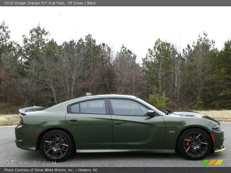 F8 Green / Black 2018 Dodge Charger R/T Scat Pack