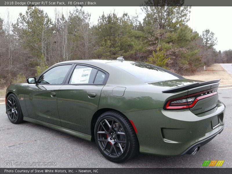 F8 Green / Black 2018 Dodge Charger R/T Scat Pack