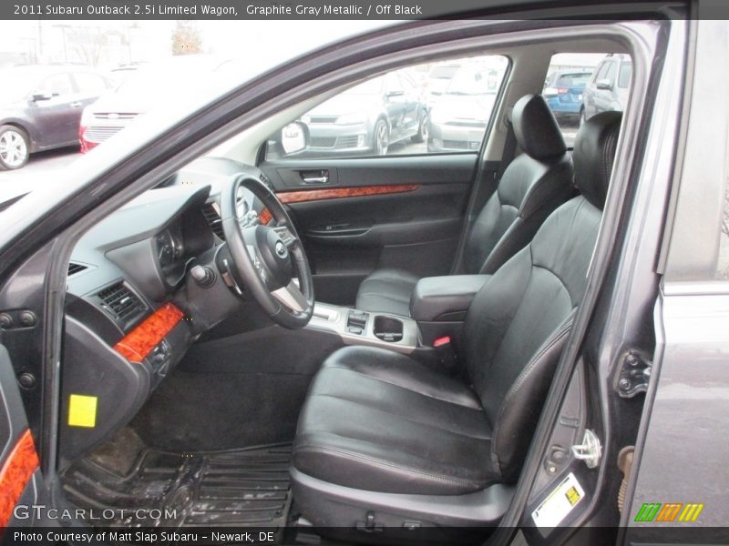 Graphite Gray Metallic / Off Black 2011 Subaru Outback 2.5i Limited Wagon
