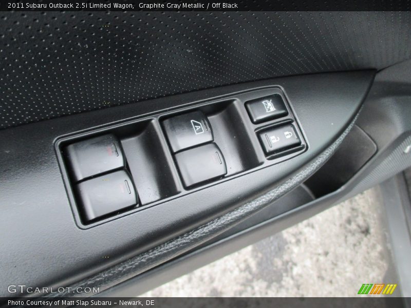 Graphite Gray Metallic / Off Black 2011 Subaru Outback 2.5i Limited Wagon
