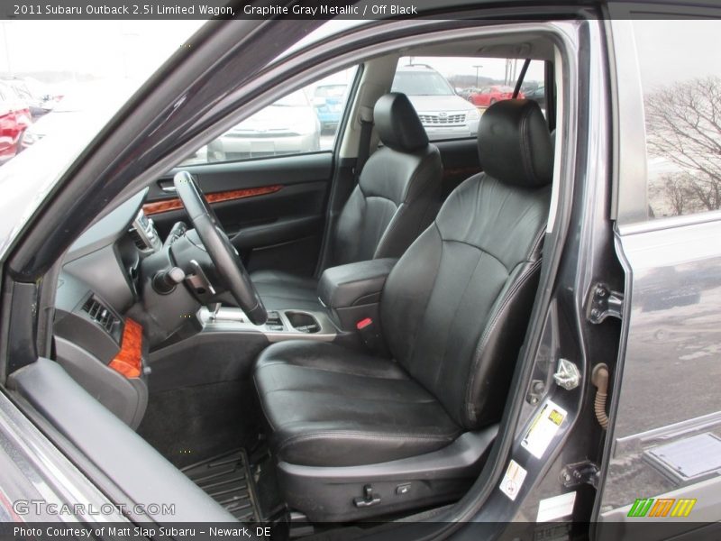 Graphite Gray Metallic / Off Black 2011 Subaru Outback 2.5i Limited Wagon