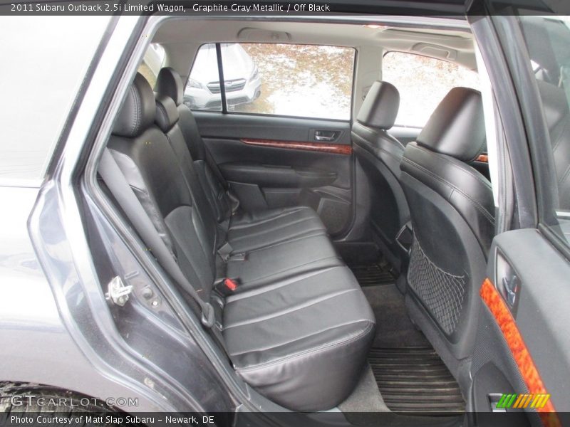 Graphite Gray Metallic / Off Black 2011 Subaru Outback 2.5i Limited Wagon