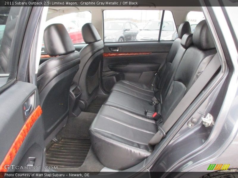Graphite Gray Metallic / Off Black 2011 Subaru Outback 2.5i Limited Wagon