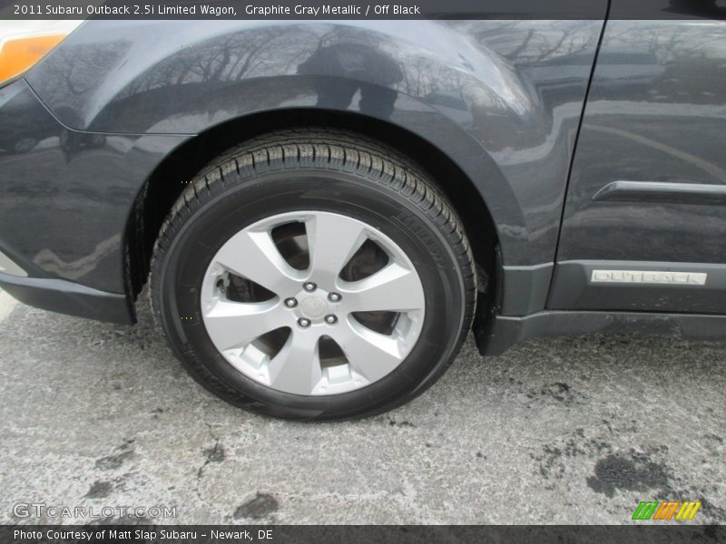Graphite Gray Metallic / Off Black 2011 Subaru Outback 2.5i Limited Wagon